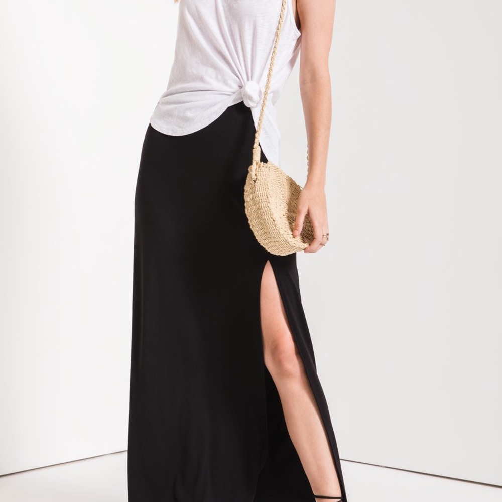 NWT Z Supply Side Slit Maxi Skirt